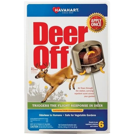 HAVAHART Safer Deer Off Deer Repellent Station, Weatherproof, Repels Deer 5962